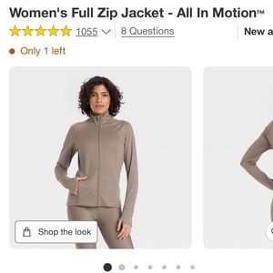 Target Full Zip Jacket All in Motion